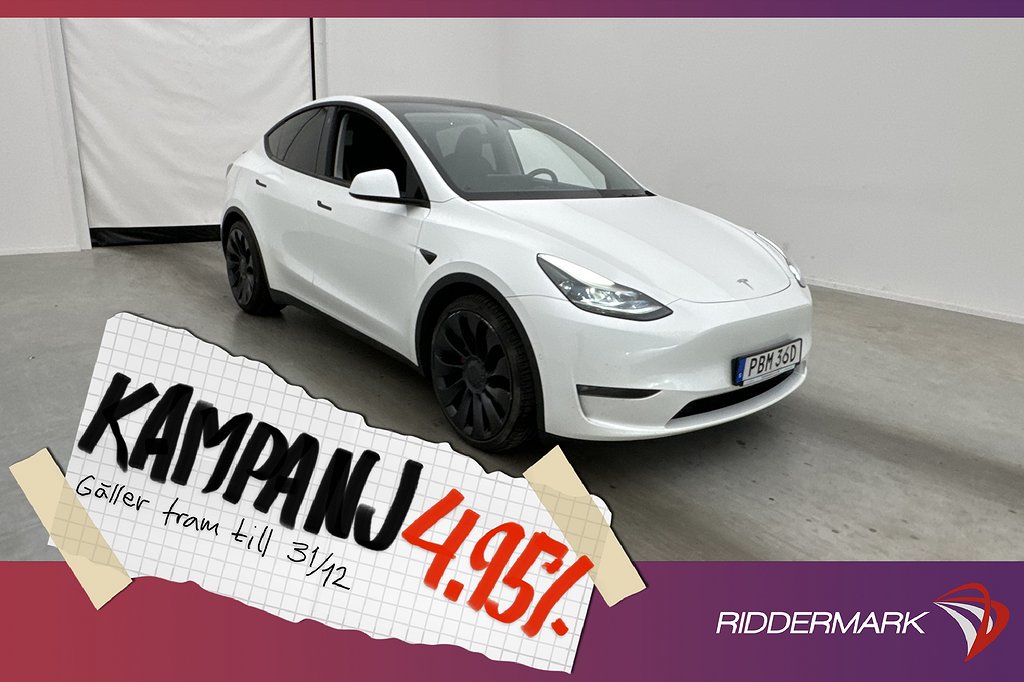 Tesla Model Y Performance AWD 534hk Uppgradera 4,95% Ränta