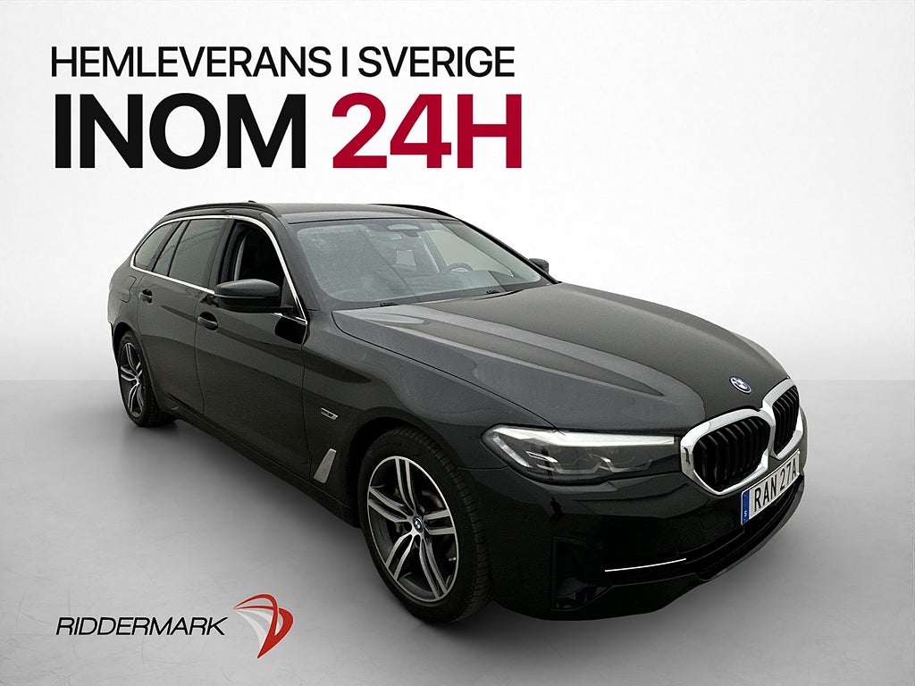 BMW 530e xDrive Touring Värmare Drag Kamera Skinn Navi MOMS