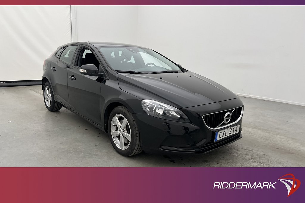 Volvo V40 T2 122hk Kinetic VOC Värmare Sensorer Farthållare