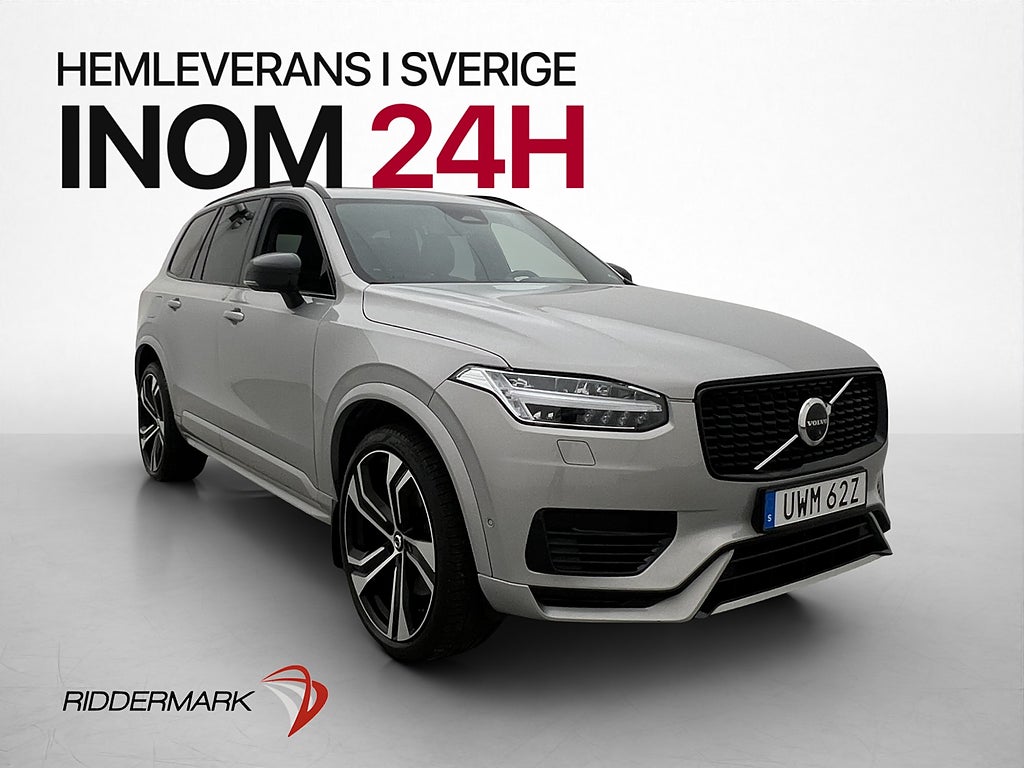 Volvo XC90 T8 AWD Ultimate Dark Pano B&W 7-Sits 360 Drag