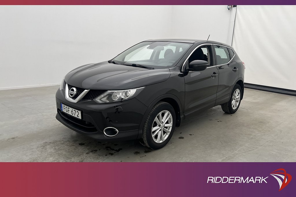 Nissan Qashqai 1.2 DIG-T 115hk Acenta Kamera Navi Farthållar