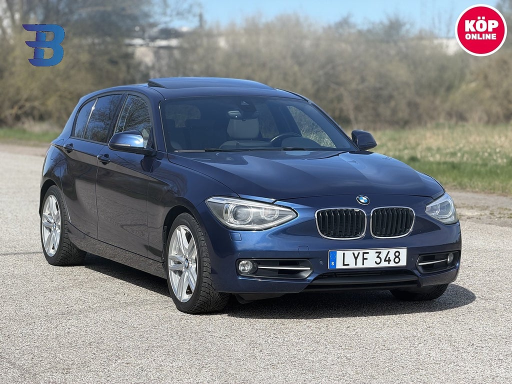 BMW 120 d | H/K | PANORAMA | ELSTOLAR | 184hk