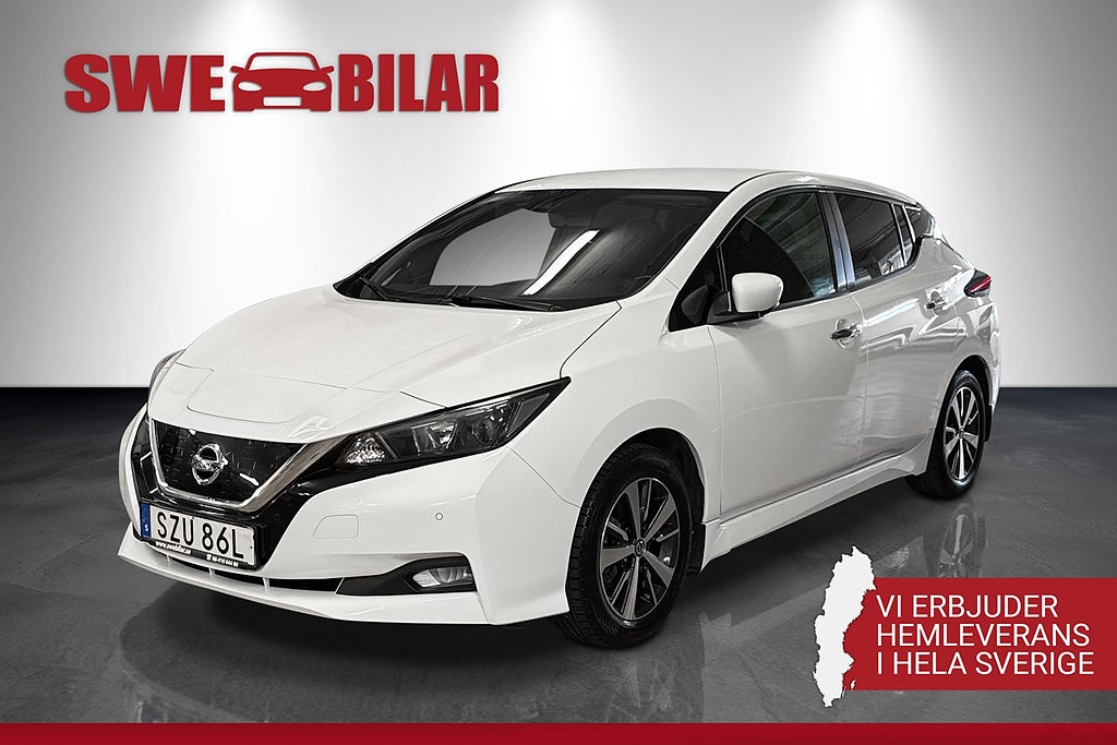 Nissan Leaf AUTO Navi Bluetooth 360-Kam P-Sens Rattvärm 