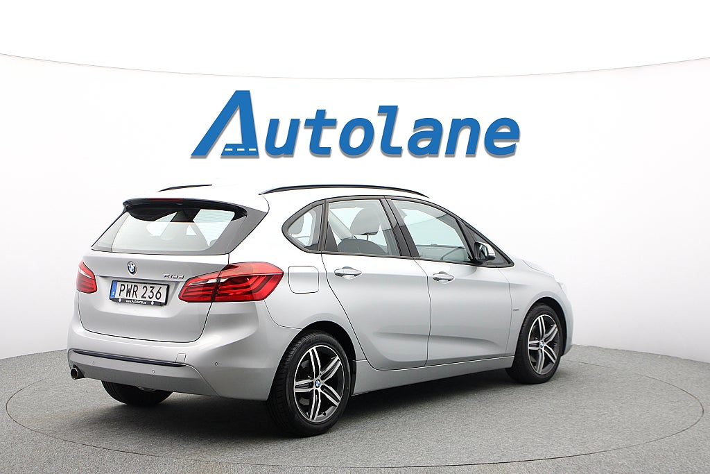 BMW 218d Active Tourer SportLine, GPS, Automat, Rattvärme 150hk