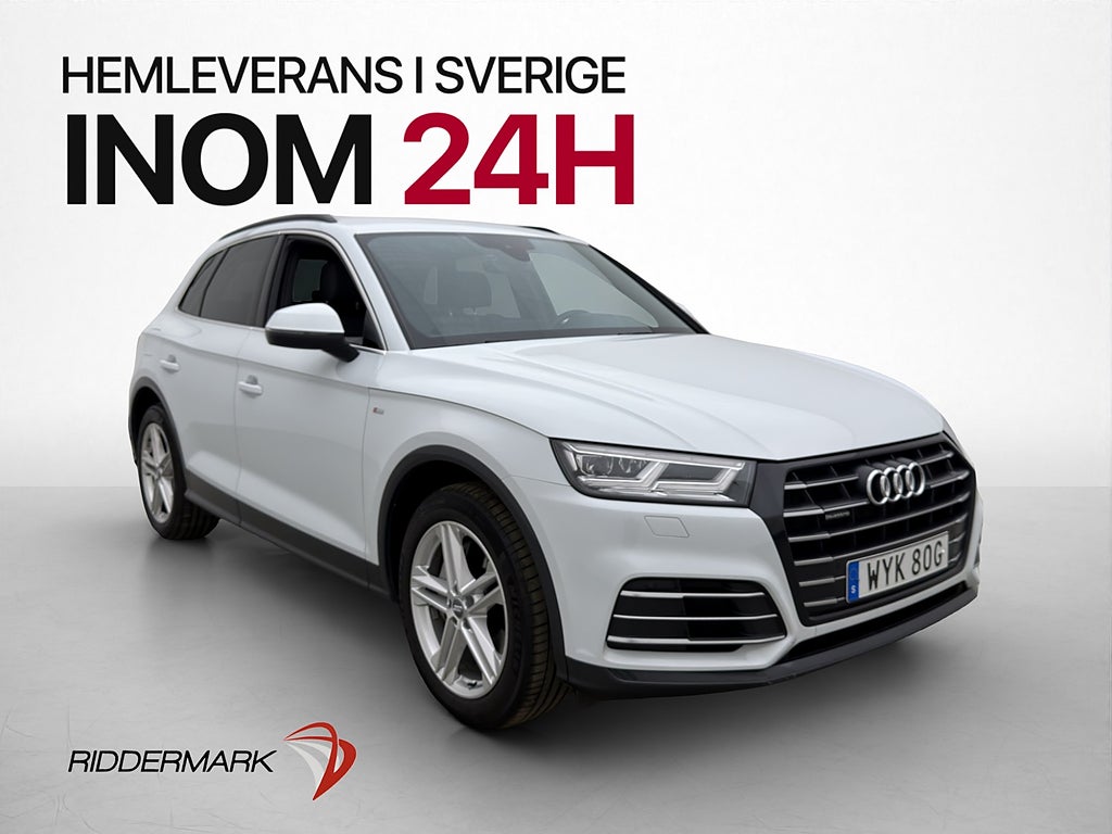 Audi Q5 55 TFSI e Q S-Line Luftfjädring B&O Kamera Dragkrok