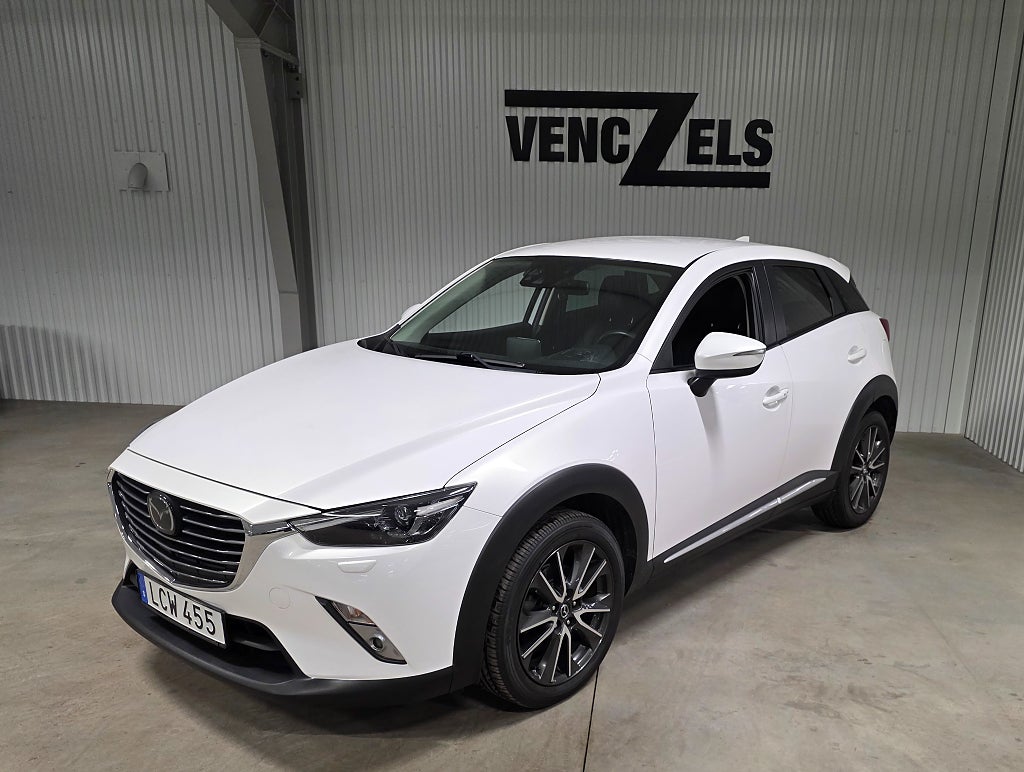 Mazda CX-3 1.5 SKYACTIV-D AWD Dragkrok Backkamera GPS Fin