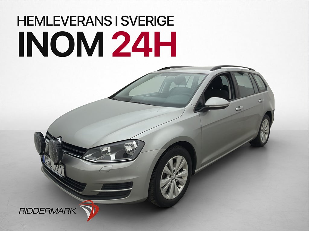 Volkswagen Golf 110hk Base M/K Värm Dragkrok Kamera  CarPlay