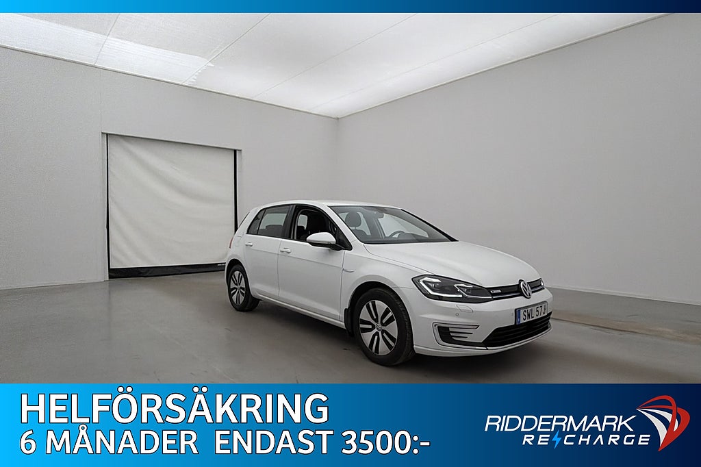 Volkswagen E-Golf Plus Cockpit Sensorer CarPlay MOMS