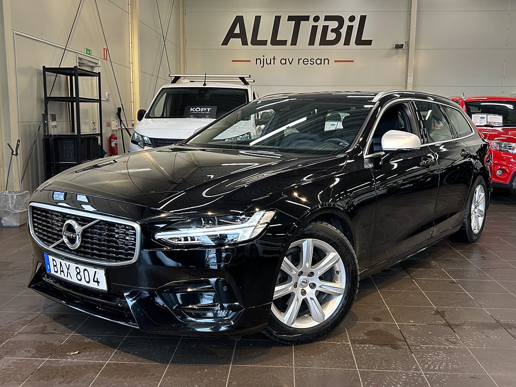Volvo V90 D3 Geartronic R-Design Värmare/Drag/Kamera/Navi/H/K/VOC