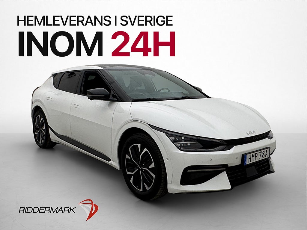 Kia EV6 77.4 kWh AWD GT-Line 360° HuD Drag Värmare Navi