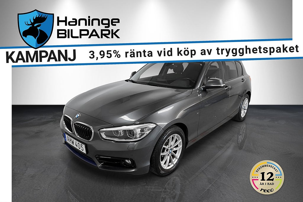 BMW 118 d Sport line /M-SPORTRATT /NY SERVAD /SUPERDEAL fr 3,95%