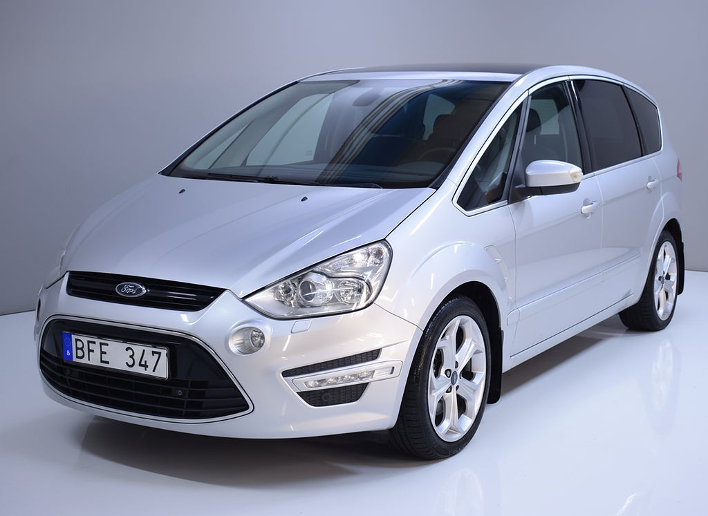 Ford S-Max 2.0 TDCi 163hk Auto Skinn 7-sits Panorama