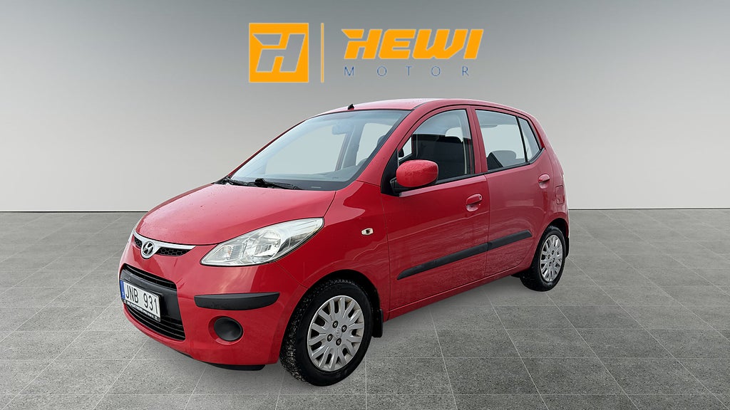Hyundai i10 1.1 iRDE|Nybesiktad|V-hjul|Låg skatt|2 brukare