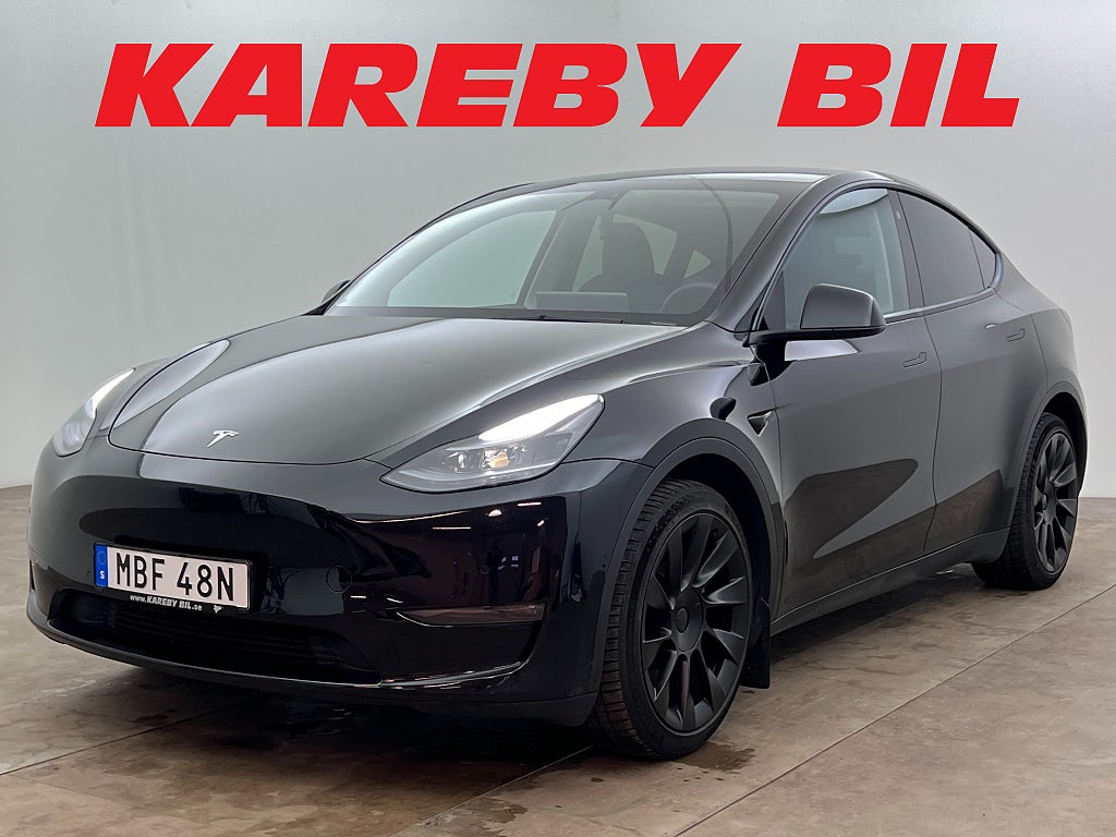 Tesla Model Y  Long Range AWD 514hk KAMPANJ Autopilot Dragkrok Sv-såld Moms