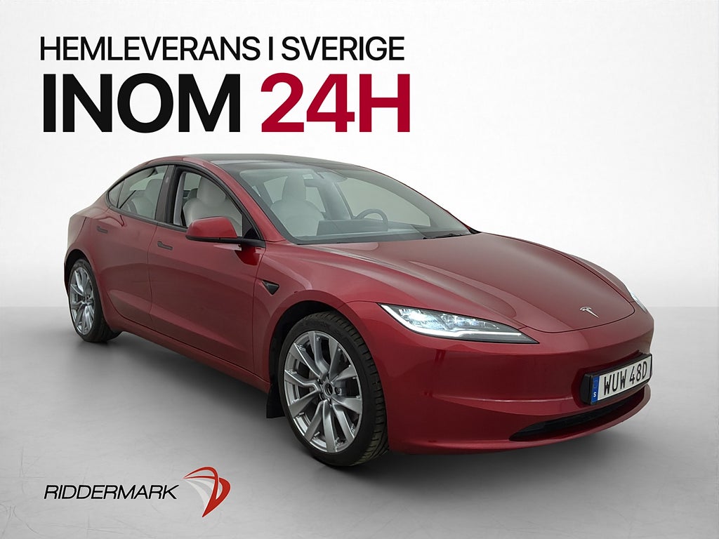 Tesla Model 3 Long Range AWD Svensksåld Autopilot Värmepump