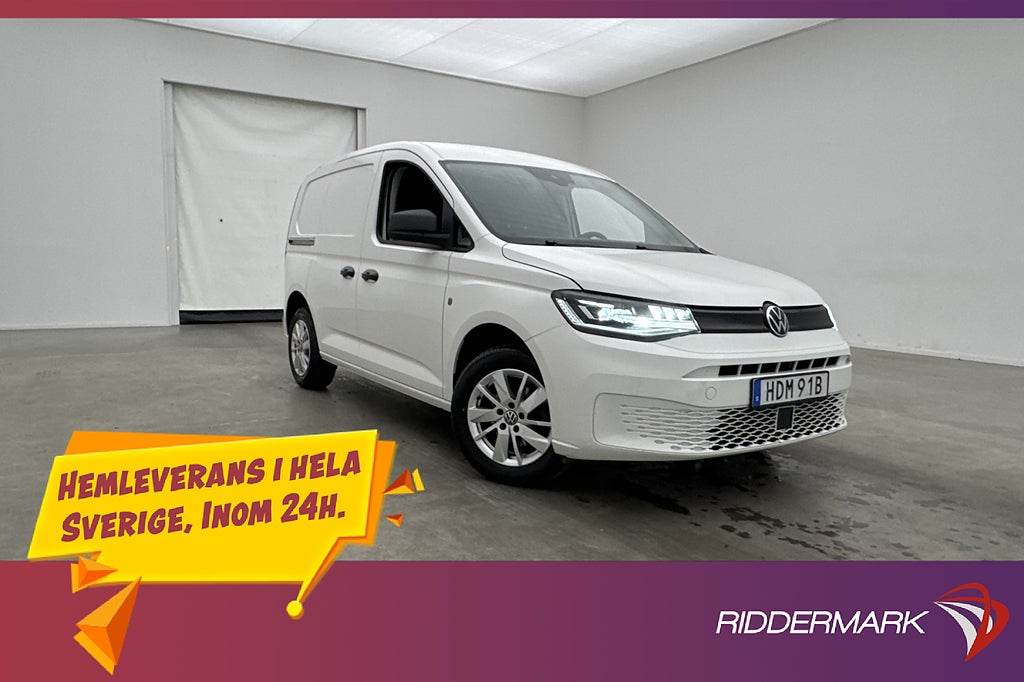 Volkswagen Caddy Cargo 2.0TDI Värmare Dragkrok B-Kamera Moms