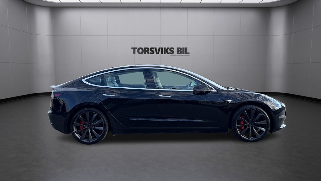 Tesla Model 3 Long Range Performance AWD Panorama 513hk 1 Ägare - miniatyr 7