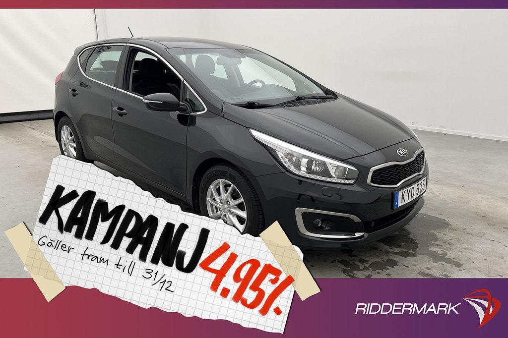 Kia Cee´d CRDi 136hk Advance M&K-Värmare Sensor 4,95% Ränta