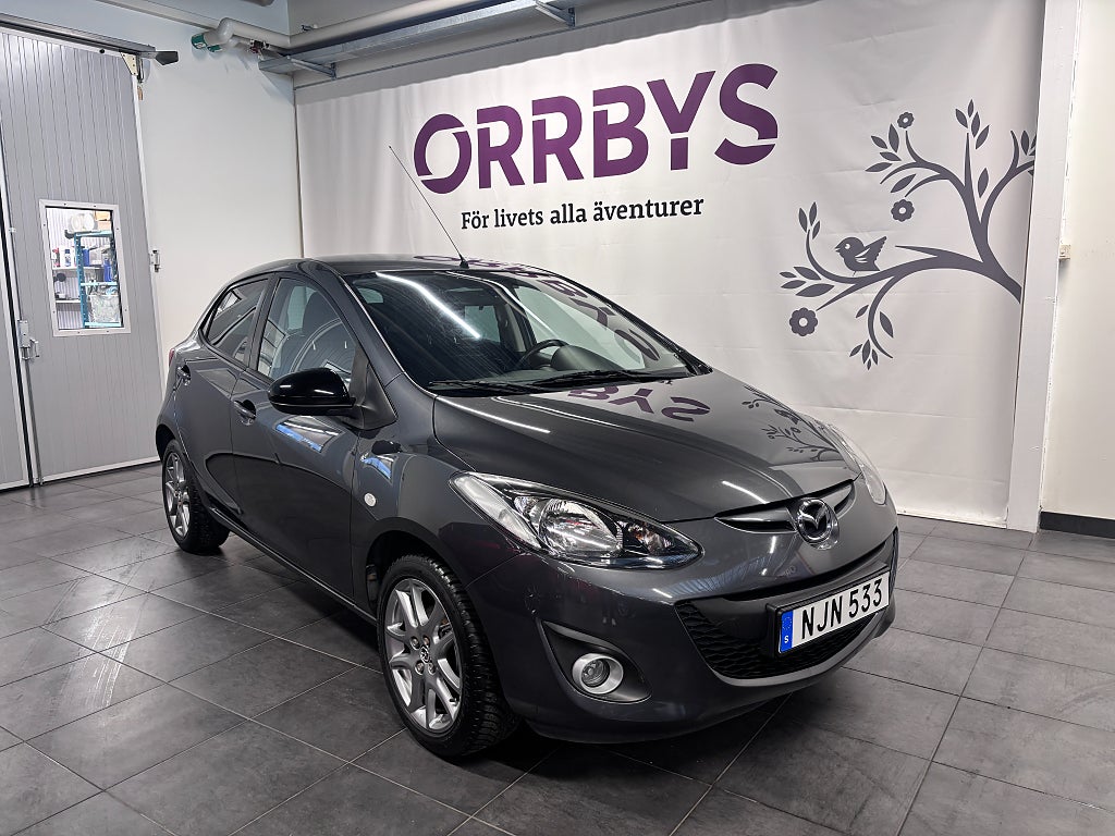 Mazda 2 5-dörrar 1.3 MZR Spirit 84Hk Aux P-sensorer A/C 