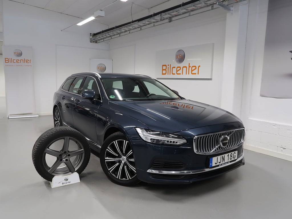 Volvo V90 Recharge T6 AWD *Long Range* V-Däck ingår Navi-BLIS-Key