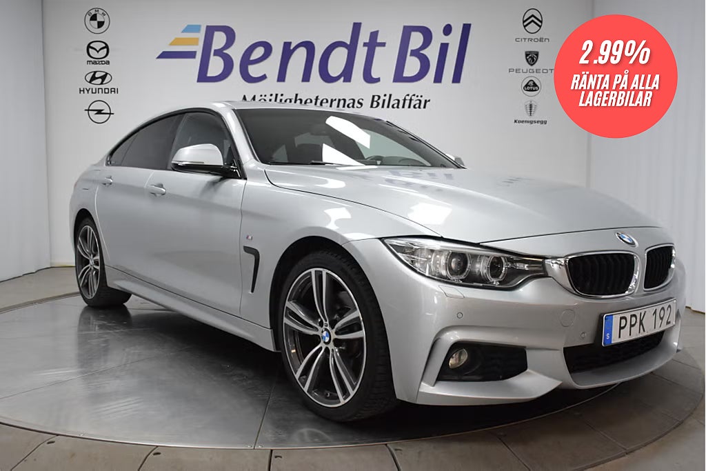 BMW 430 i xDrive Gran Coupé  M Sport /Läder/Drag/  2,99% Ränta