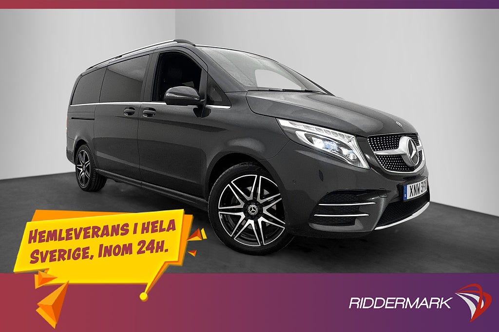 Mercedes-Benz V 300 4M AMG Värm Burmester El-Dörr 360° Moms