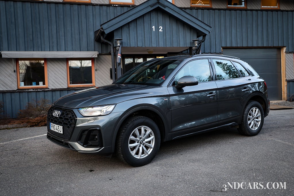 Audi Q5 40 TDI QUATTRO S-LINE SKINN RUT QUILT VÄRMARE DRAG MM