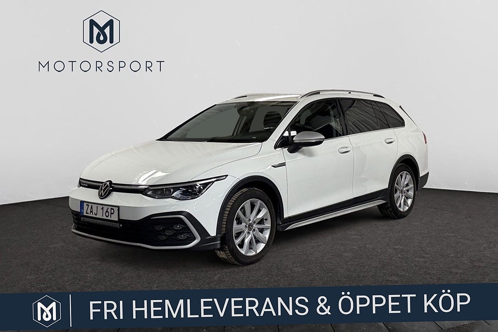 Volkswagen Golf Alltrack 4Motion Alltrack Drag Värmare LED-Ramp Carplay Adaptiv