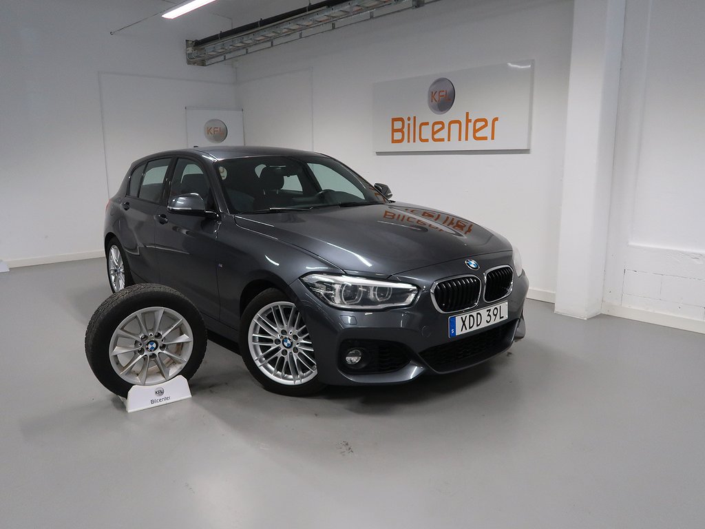 BMW 118I 5-dörrars M Sport V-Däck ingår BT-Parksens-LED-Skinn-Farthållare