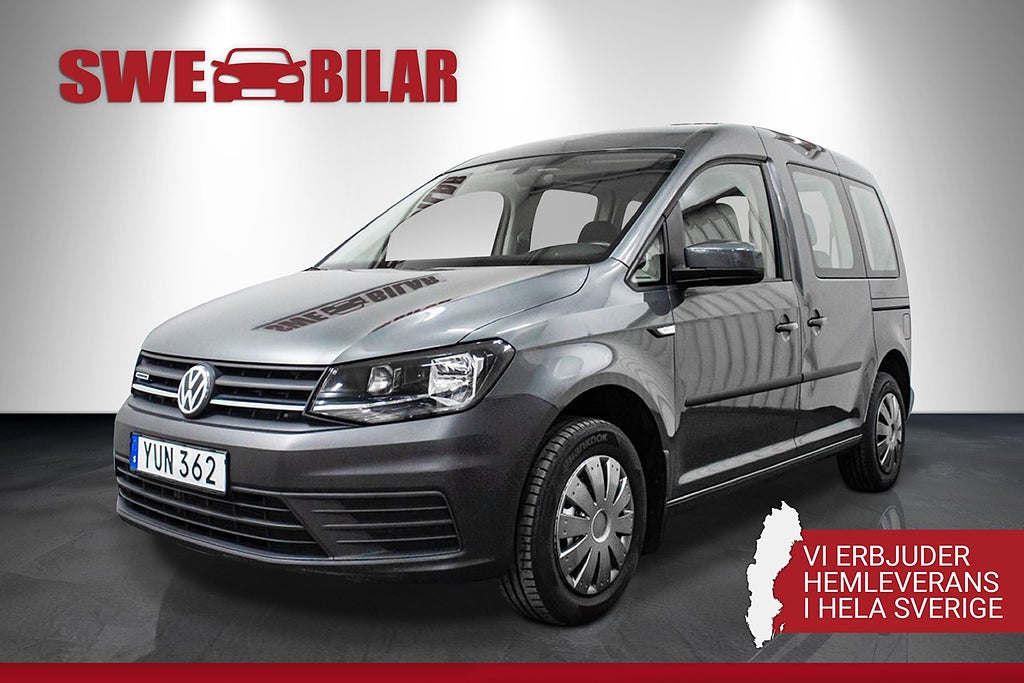 Volkswagen Caddy Life 1.4 CNG 5-SITS NYBES MOMS/VAT INGÅR 3 ÅR-GARANTI 