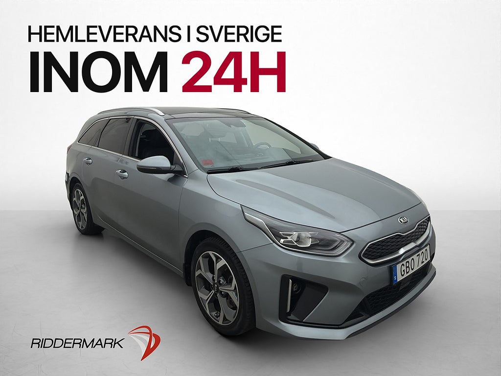 Kia Ceed SW Plug-in 141hk Pano Kamera Skinn Rattvärm CarPlay
