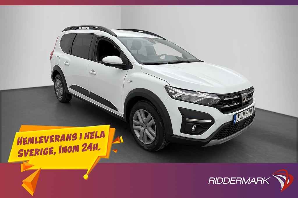 Dacia Jogger 7 sits Farthållare P-Sensor bak Bluetooth
