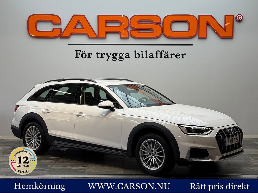 Audi A4 Allroad Q 40 TDI Aut B&O Adpt.Farthållare Dragrok Navi Värmar