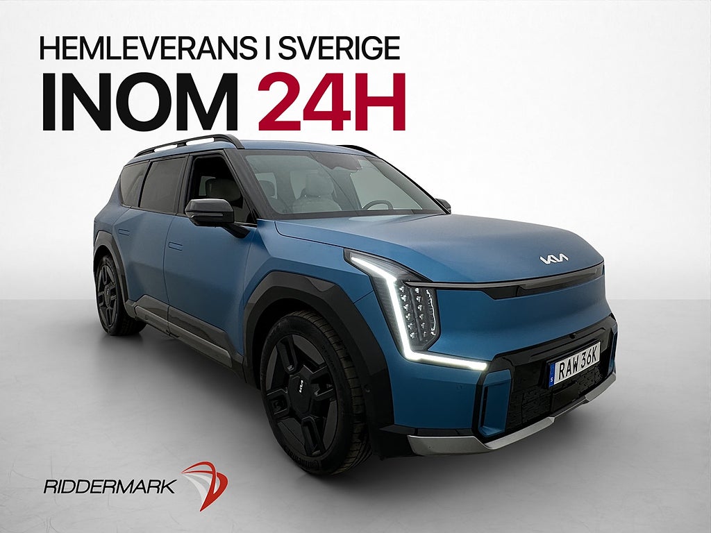 Kia EV9 AWD 385hk GT-Line 7-Sits Taklucka 360° Meridian Drag