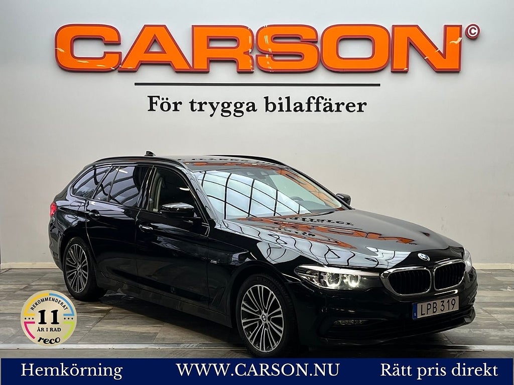 BMW 520d xDrive Touring Aut Sport line Backkamera Navi Dragkrok