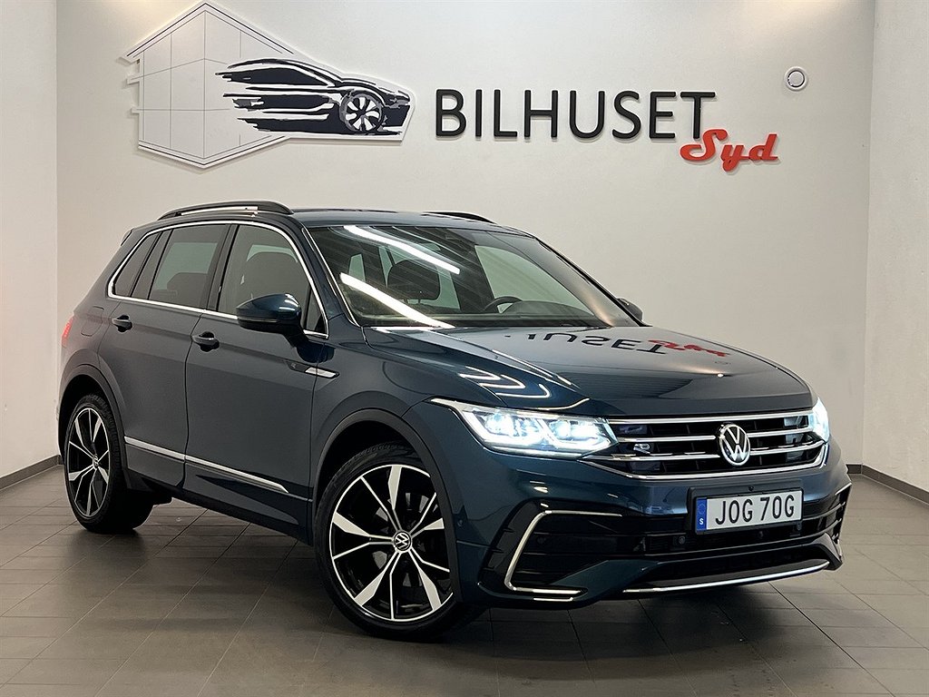 Volkswagen Tiguan 2.0 TDI 4M 200hk R-Line Värmare/360kamera/Navi/Krok