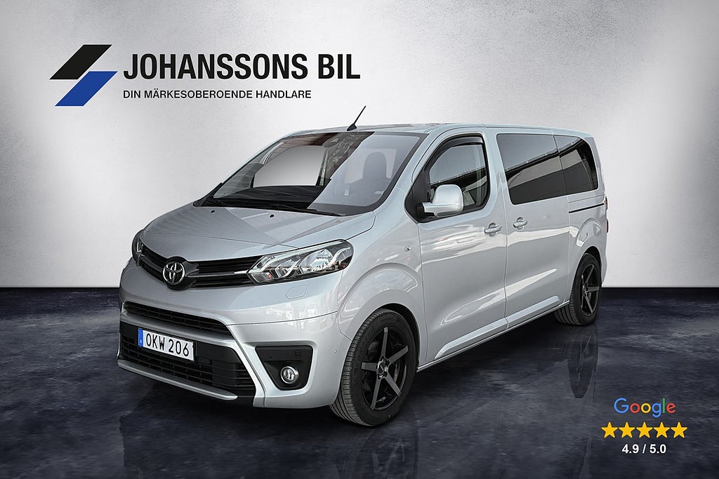 Toyota Proace Verso 2.0 D-4D 8-sits Premium MoK-värmare Drag Kamera Navi