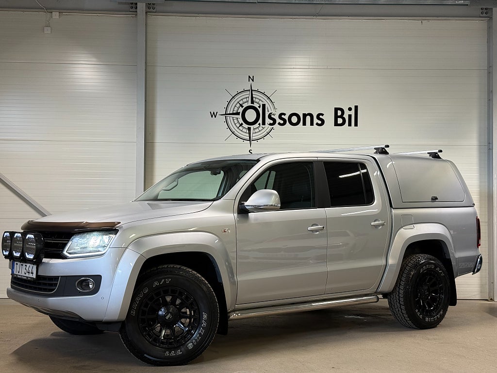 Volkswagen Amarok 2.0 BiTDI 4M Aut Highline Kåpa Diffspärr Värm Dirt 20" 