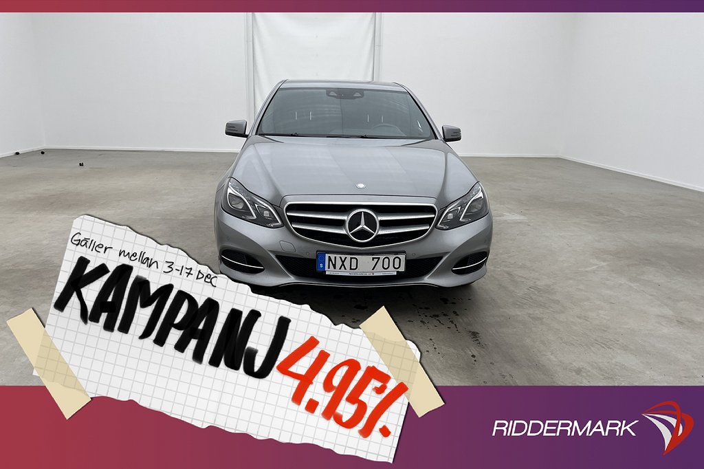 Mercedes-Benz E 350 4Matic 306hk Elstolar Nav 4,95% Ränta