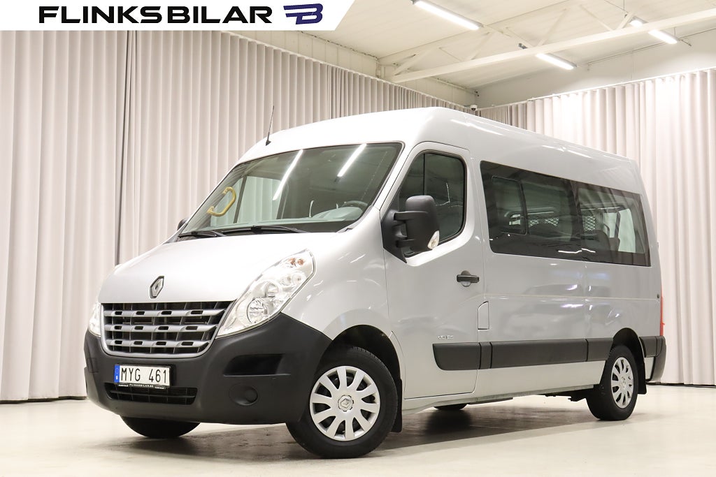 Renault Master dCi 125HK 9-Sits Luftfjädring Ramp EnÄgare
