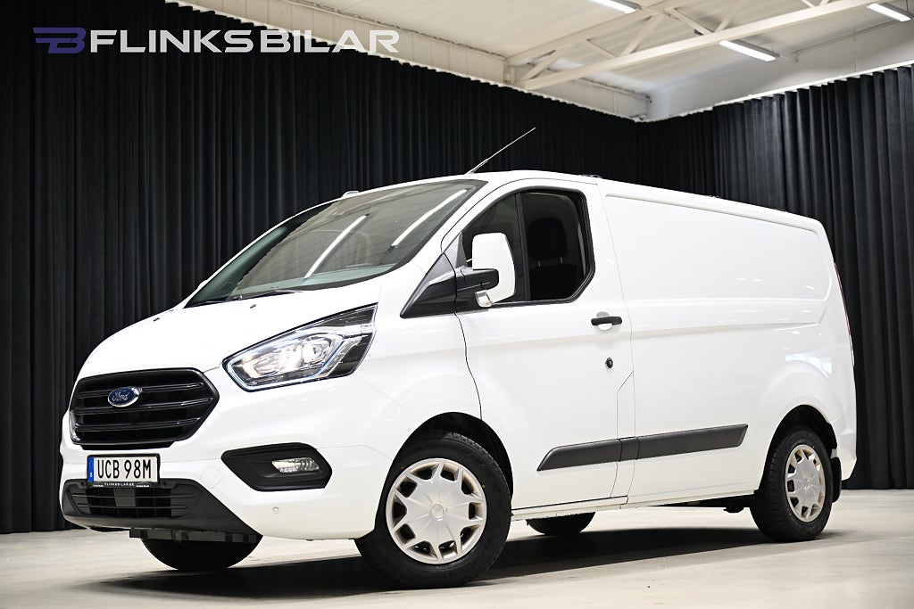 Ford transit Custom 130HK Automat|Inredd|Dubbelgolv|NyKamrem|Leasbar