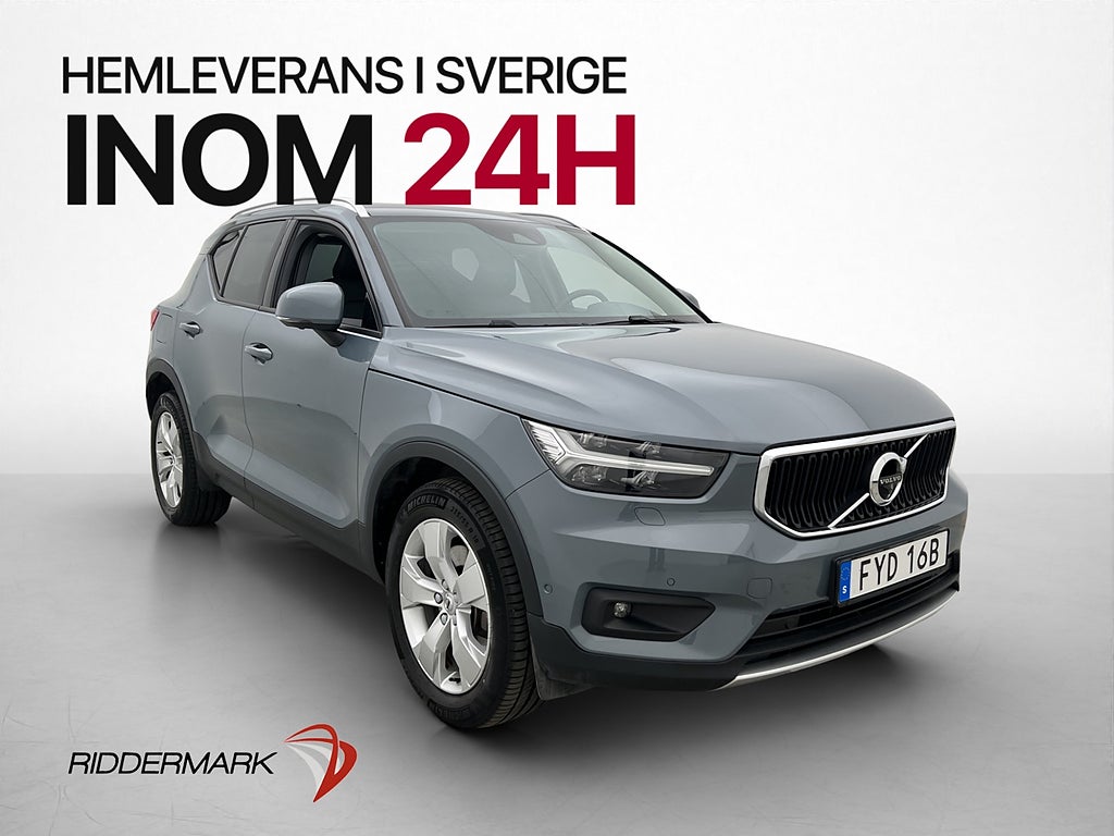 Volvo XC40 Momentum B4 197hk Kamera Värmare H/K Navi BLIS