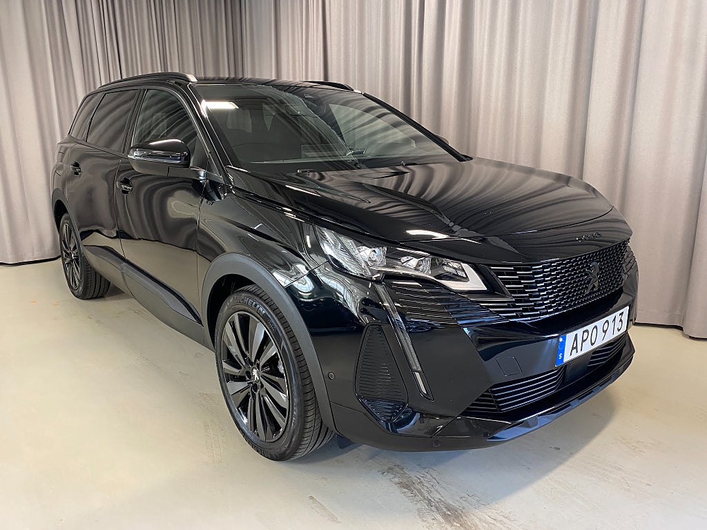 Peugeot 5008 GT Black Pack 130hk Automat. 7-sits, Drag, Navi