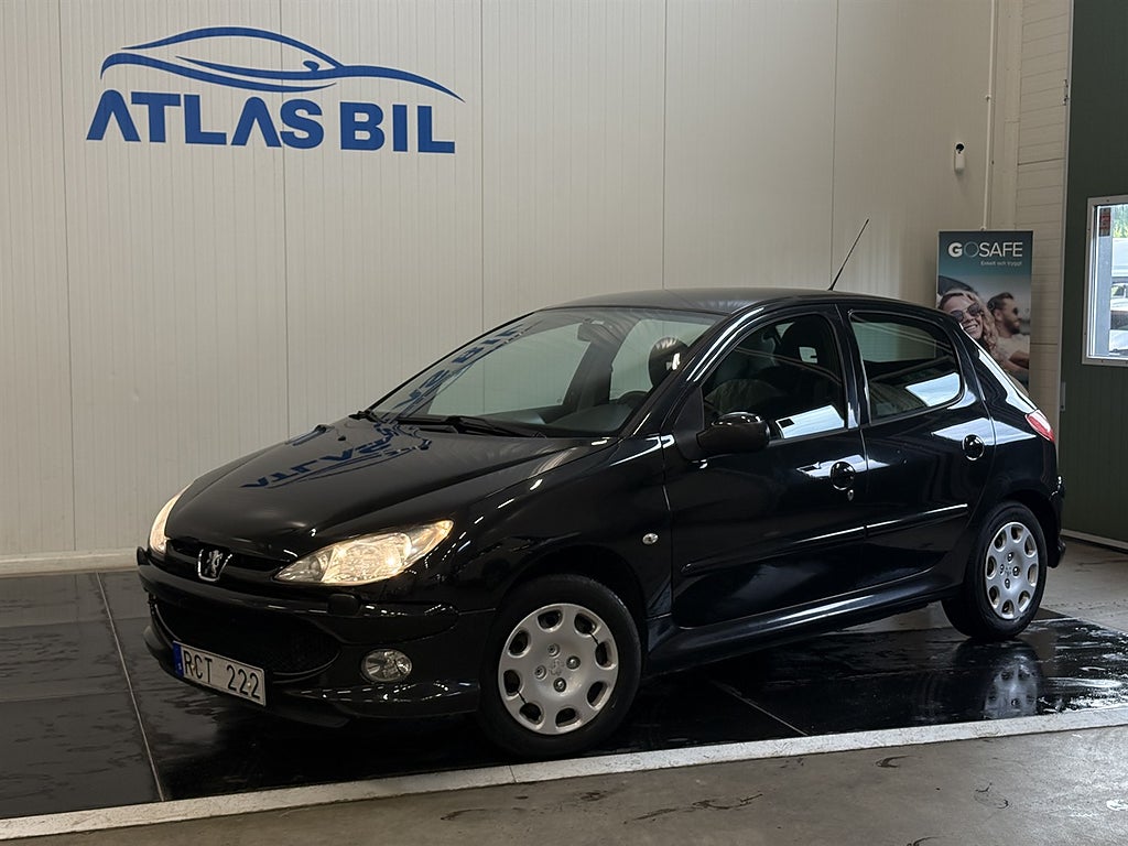 Peugeot 206 5-dörrar 1.4 Manuell 75hk|SoV|NyBesiktad