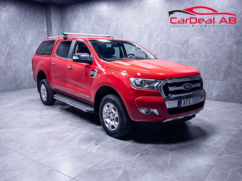 Ford Ranger Dubbelhytt 3.2 TDCi 4x4 SelectShift 200hk Limited Drag