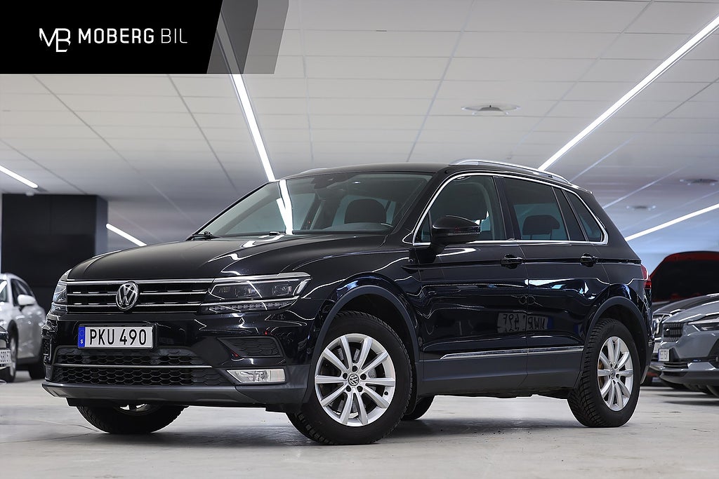 Volkswagen Tiguan 2.0 TDI 4M 190hk Helg på Moberg GT B-kamera Drag