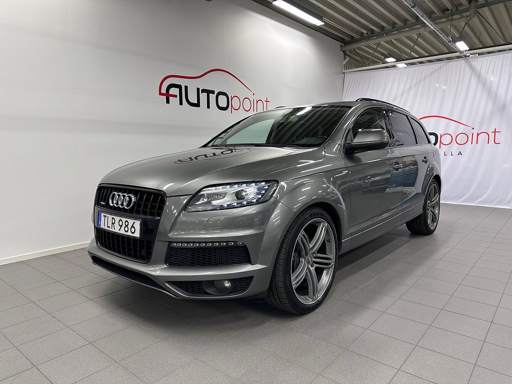 Audi Q7 3.0 TDI V6 239hk quattro S Line|Luft|7-sits|Pano