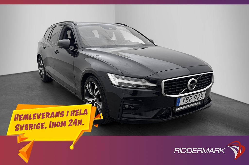 Volvo V60 D4 AWD R-Design Värm 360° H/K Skinn HuD Pano Drag