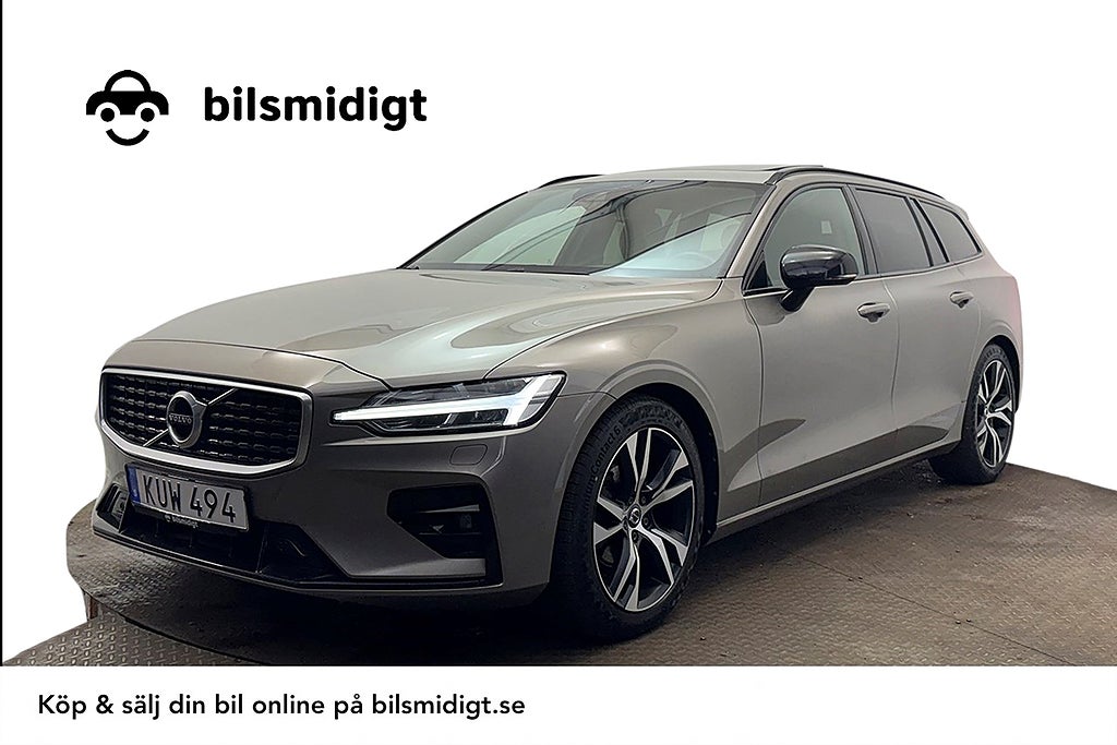 Volvo V60 D4 AWD Aut R-Design Pano Navi Värmare Delläder MOMS