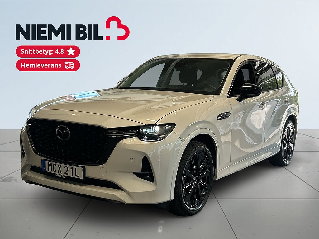 Mazda CX-60 PHEV Homura MOMS/Skinn/360/HuD/Bose/Ad.Fhållare/SoV